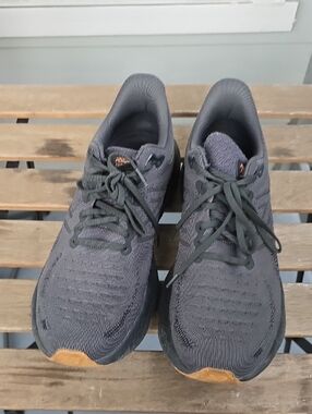 New Balance Men's Knit Athletic Sneakers in Charcoal, Fresh Foam 1080 - Size 12